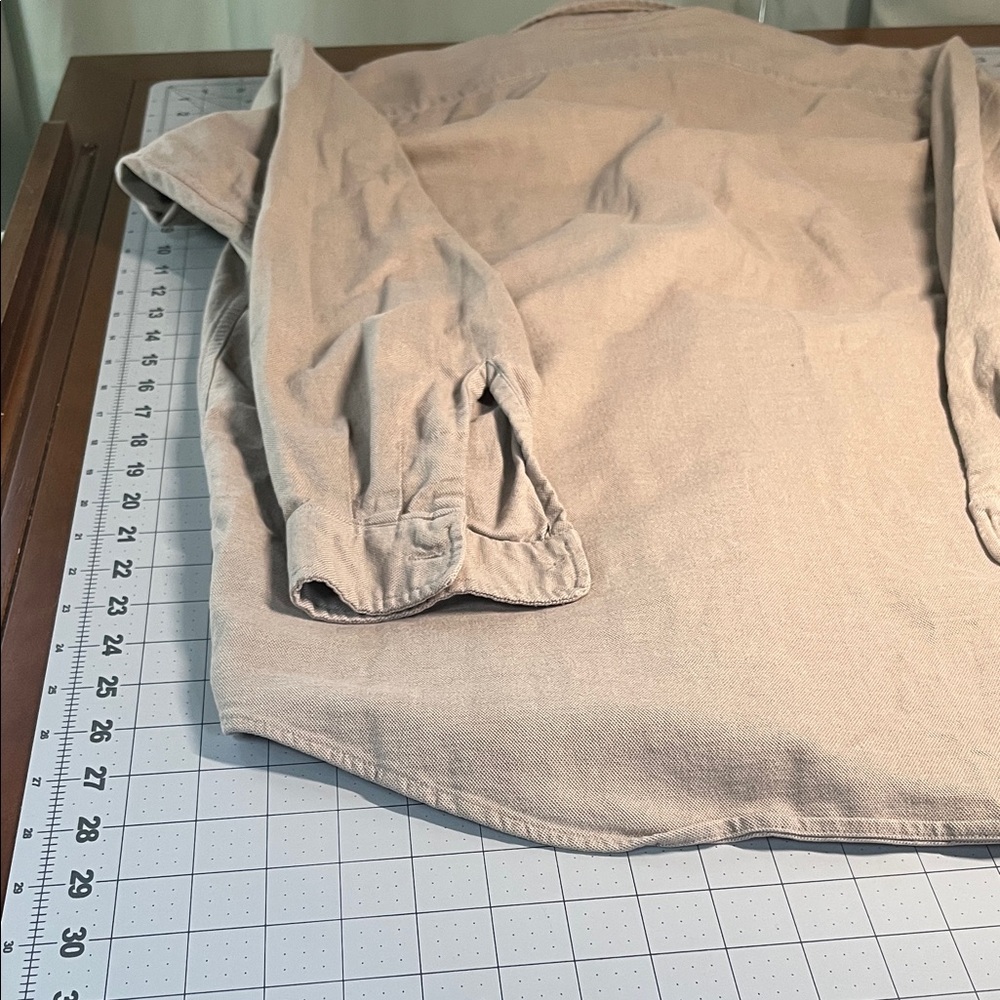 Patagonia Beige Textured Organic Cotton Shirt F315 - Picture 5 of 10